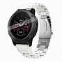 Image result for Garmin Fenix 6 with Metal Strap