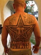 Image result for Dallas Cowboys Fans Tattoos