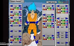 Image result for Make Your Own Dragon Ball Character