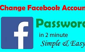 Image result for Facebook Account Password Change