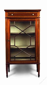 Image result for Small Antique Display Cabinets