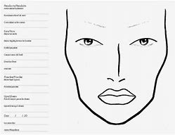 Image result for Blank Makeup Face Sheets