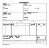 Image result for Example of Commercial Invoice