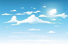 Image result for Cartoon Blue Sky Sunrise