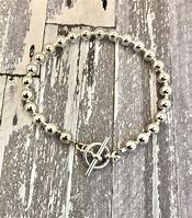 Image result for Bracelet Sterling Silver with Beads