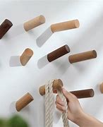 Image result for Wall Wood Robe Hooks