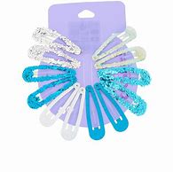 Image result for Glitter Hair Snap Clips