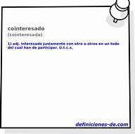Image result for cointeresado