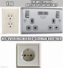 Image result for British Plug Meme