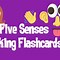 Image result for Senses Flash Cards