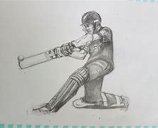 Image result for Cricket Player Sketch