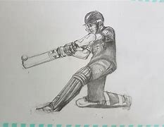 Image result for Cricket Cover Drive Drawing