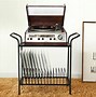 Image result for Record Player Stand Black