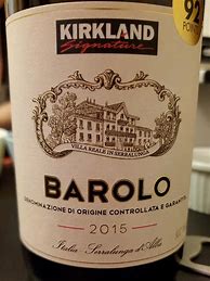 Image result for Kirkland Signature Barolo