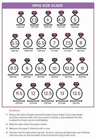Image result for Millimeter Jewelry Size Chart