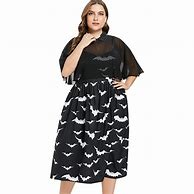 Image result for Bat Print Dress for Women