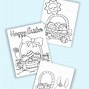 Image result for Easter Basket Coloring Pages Printable