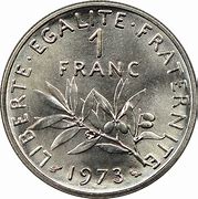 Image result for 1 Franc Back Side