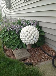 Image result for Golf Ball Garden Art