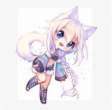 Image result for Pretty Anime Girl Wolf Chibi