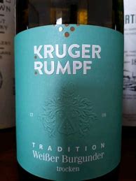 Image result for Kruger Rumpf Weisser Burgunder Trocken