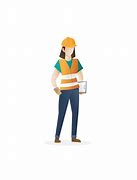 Image result for Side View of Construction Worker Drawing