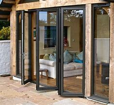 Image result for Brown Aluminium Door Frame