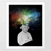 Image result for Albert Einstein Galaxy Painting