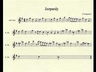 Image result for Jeopardy Theme Song Easy Alto Sax Sheet Music