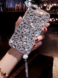 Image result for iPhone 1/4" Magnetic Rhinestone Kickstand Case