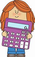 Image result for Using a Calculator Clip Art