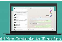 Image result for How to Add a New Contact to Whats App