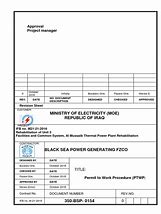 Image result for Permit to Work Procedure
