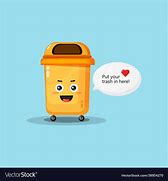 Image result for Cute Trash Bin Clip Art