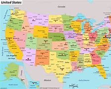 Image result for Us Maps with States and Cities