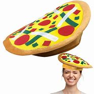 Image result for Funny Pizza Hat