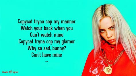 Billie Eilish Lyrics Captions