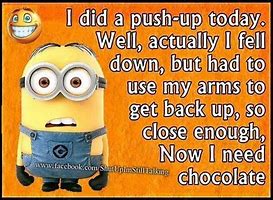 Image result for Minion Push-Up Meme