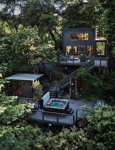 The Visual Vamp — utwo: Guerneville California © therollingvan... | Imagenes de casas modernas, Imagenes de casas lujosas, Imagenes de casas