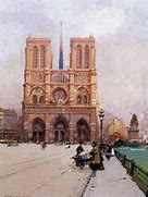 Image result for Paintings Inside Notre Dame Cathedral