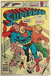 Image result for Vintage Superman Comic Book