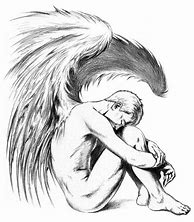 Image result for Fallen Angel Drawing