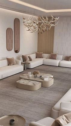 Classy Living room in oak wood and white beige contrast in 2023 | Minimalist living room, Luxury living room, Elegant living room design