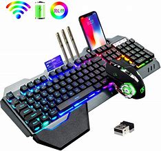 Image result for Wireless Rechargeable Backlit Keyboard