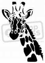Image result for pochoir girafe