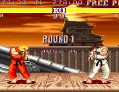 Image result for Street Fighter Fire vs Screen