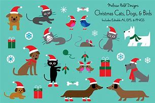 Image result for Christmas Farm Dogs