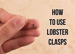 Image result for Lobster Claw Clasp with Rod