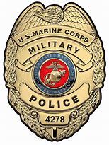 Image result for Marine Corps Police Badge Black and White