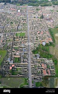 Image result for Pompeii Aerial View